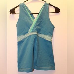 lululemon athletica Blue Tank Top